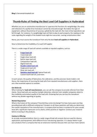blog 1 sensomaticloadcell net