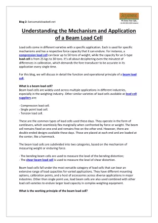 blog 2 sensomaticloadcell net understanding