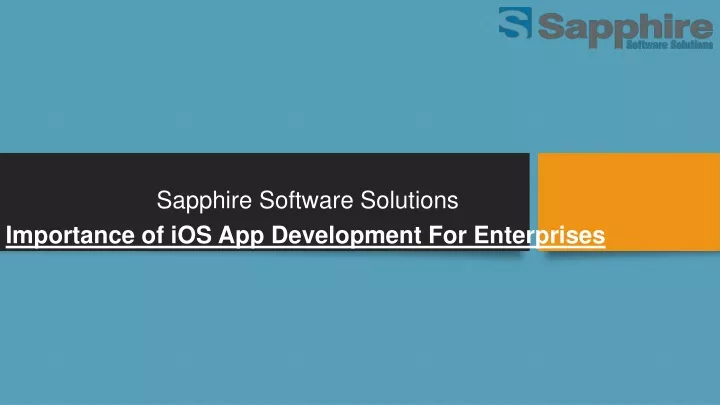 sapphire software solutions