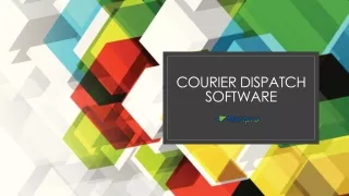 courier dispatch software