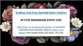 endless and free spirited boho fashion at etsy