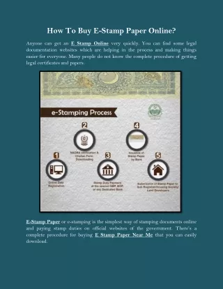 how to buy e stamp paper online