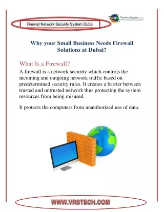 firewall network security system dubai