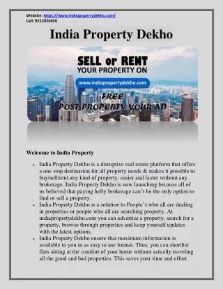 India Property Dekho | India's Leading Real Estate Portal