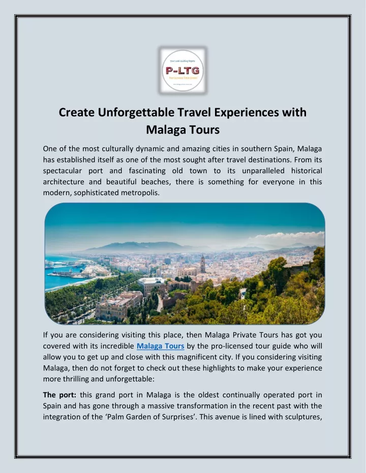 create unforgettable travel experiences with