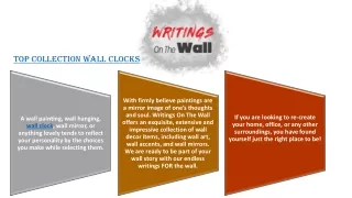 Wall Clock and hanging wall clock | Metal Wall Clock