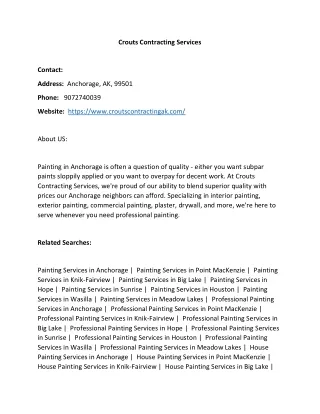 crouts contracting services