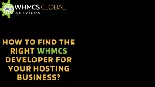 HOW TO FIND THE RIGHT WHMCS DEVELOPER FOR YOUR HOSTING BUSINESS