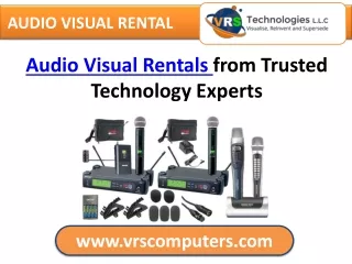 audio visual rental