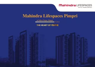 mahindra lifespaces pimpri