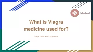 what is viagra medicine used for