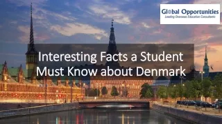 interesting facts a student must know about denmark