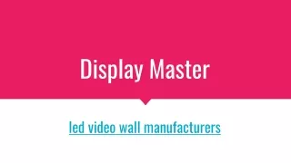 display master
