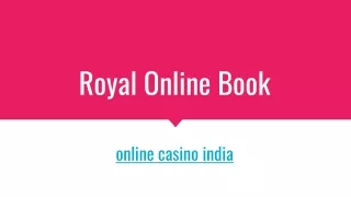 royal online book