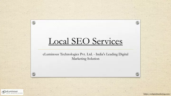 local seo services