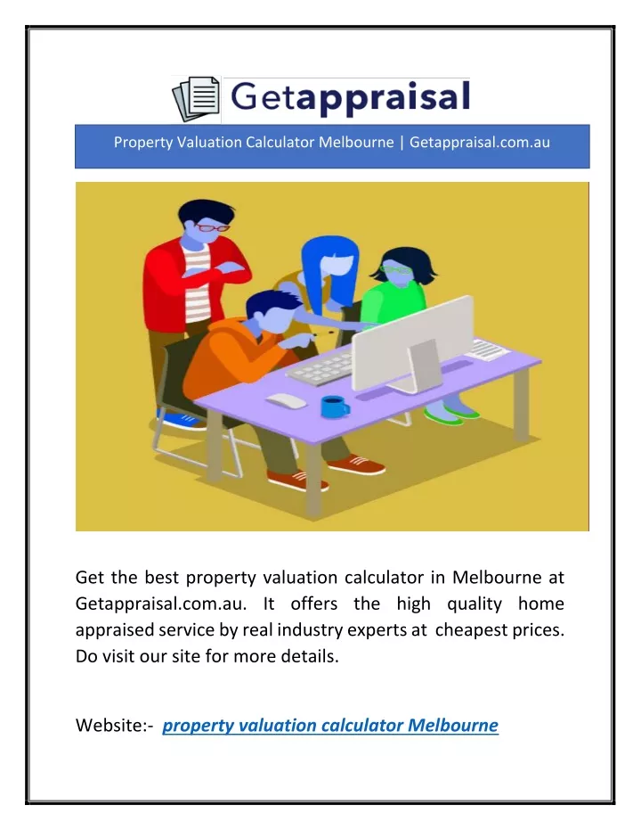 property valuation calculator melbourne