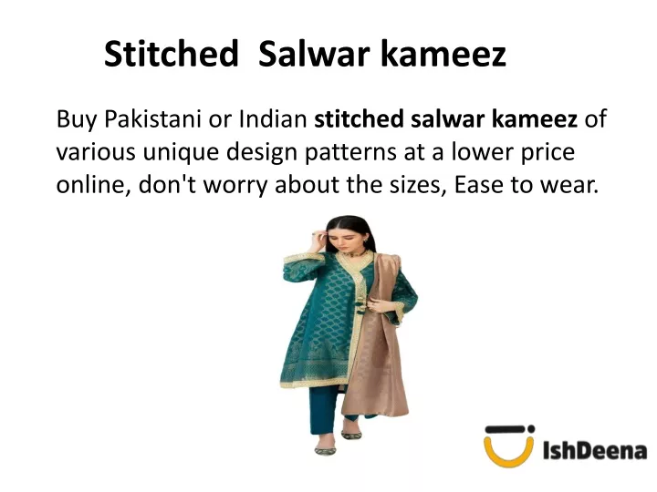 stitched salwar kameez