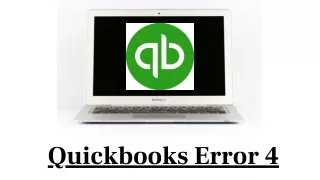 Quickbooks Error 4