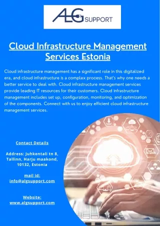 Cloud Infrastructure Management Services Estonia