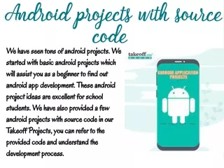 Android projects with source code