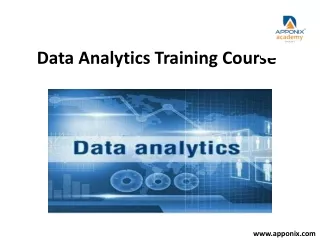 data analytics training course