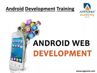 Android Development Training PPT