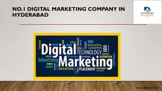 no 1 digital marketing company in hyderabad
