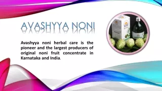 avashyya noni