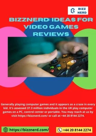 BIZZNERD-Ideas-for-Video-Games-Reviews-bizznerd.com_