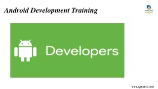 Android Development Training