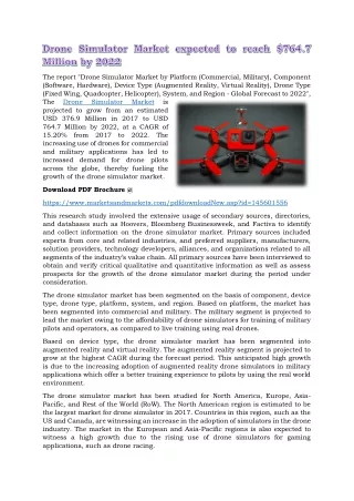 the report drone simulator market by platform