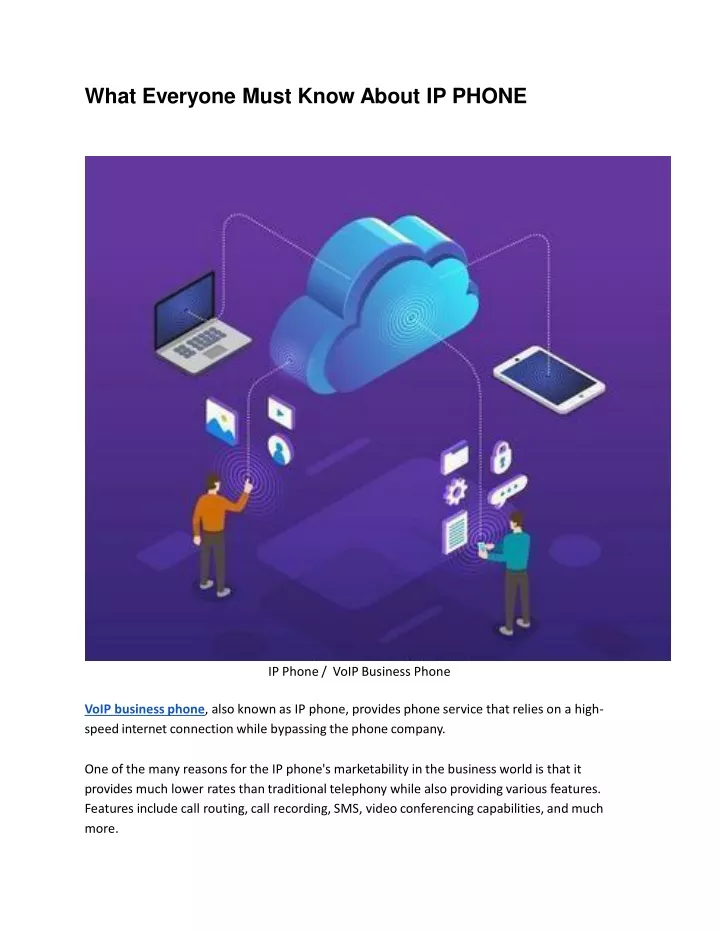 what everyone must know about ip phone