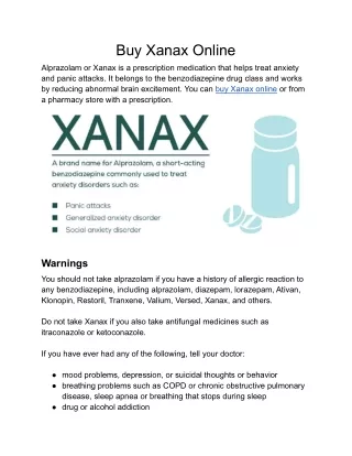 Buy Xanax Online Overnight USA | USA Pain Pharma