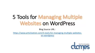 5 tools for managing multiple websites on wordpress