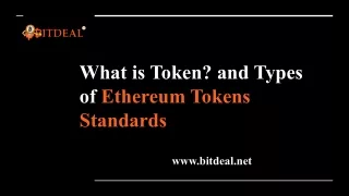 what is token and types of ethereum tokens