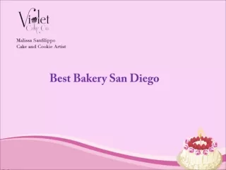 Best Bakery San Diego