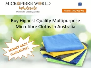 Buy Highest Quality Multipurpose Microfibre Cloths In Australia