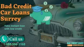 Take Fast Services With Bad Credit Car Loans Surrey