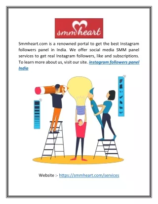 Instagram Followers Panel India  Smmheart.com
