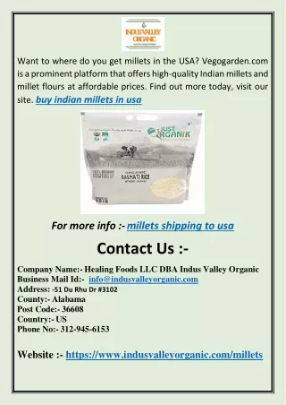 buy indian millets in usa df
