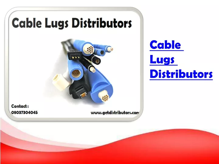 cable lugs distributors