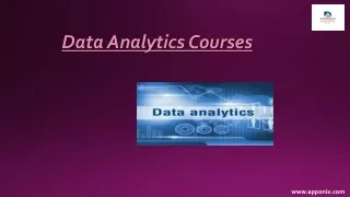 data analytics courses