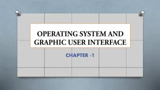 operating system and graphic user interface