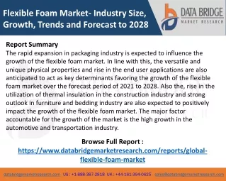 flexible foam market industry size growth trends