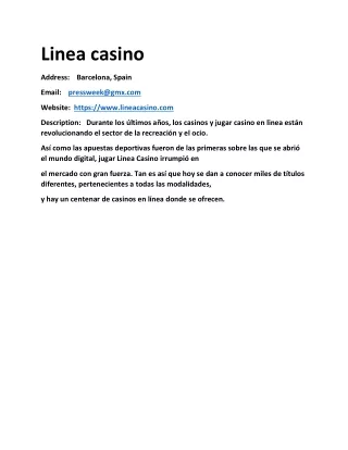 Linea casino