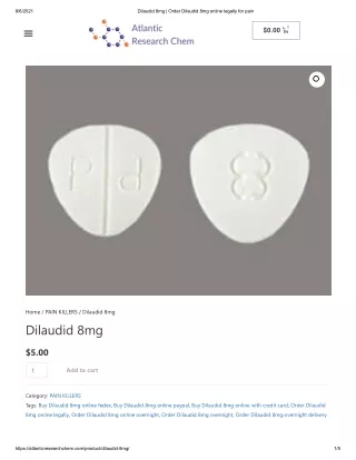 Dilaudid 8mg _ Order Dilaudid 8mg online legally for pain