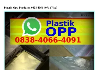 Plastik Opp Produsen O8౩8•4OϬϬ•4Oᑫ1{WA}