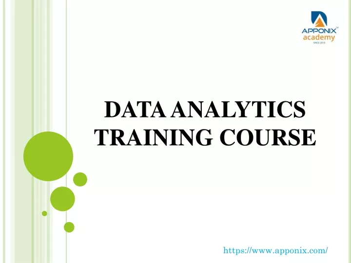 data analytics training course
