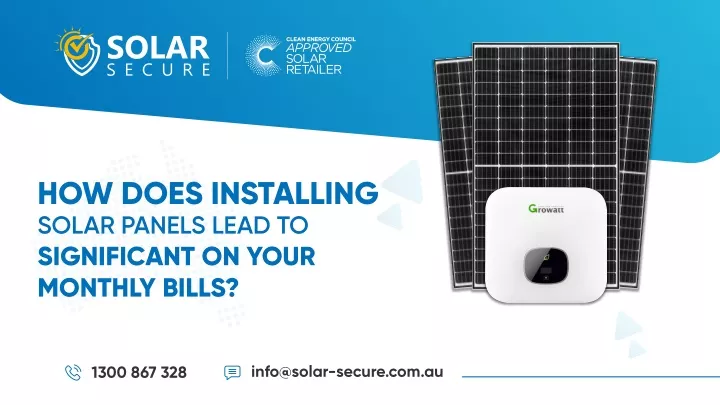 how does installing solar panels lead