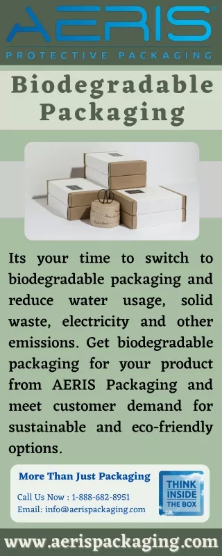 biodegradable packaging